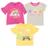 CoComelon JJ Baby Girls 3 Pack Camisetas Brancas 18 Meses