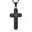 Colar West Coast Jewelry Lord's Prayer Cross em aço inoxidável