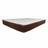 Colchão Casal Molas Ensacadas Prorelax 138x188x20cm Marrom Marrom Com Bege