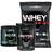 Combo de Suplementos Whey Protein Turbo 907g + Pré Treino B.O.P.E. + Creatina Turbo - Black Skull