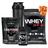 Combo Whey Protein Turbo + Creatina + Bcaa Kit Black Skull