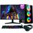 Computador Gamer completo 2Eletro RGB, Intel Core i5, 8GB RAM, SSD 512GB, Fonte 500W, Monitor 20" 75Hz, Kit Gamer completo - PG2E-1009RG