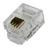 Conector P/Telefonia Modular Rj11 - Kit C/20 Unidades