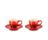 Conjunto 2 Xícaras de Espresso 70ml com Pires Le Creuset