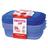 Conjunto 3 Potes Plásticos Vac Freezer UltraProtect 1,1l