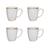 Conjunto 4 Canecas em Cerâmica 380ml Ryo Maresia Oxford