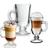 Conjunto 6 Taças Caneca De Vidro Cappuccino Café 120m lIrish Coffee