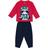 Conjunto Agasalho Infantil Menino Moletom Blusa De Frio Casaco E Calça Peluciado Kyly