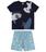 Conjunto(blusa+short)infantil masculino/menino shark