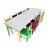 Conjunto de Mesa Retangular com 10 Cadeiras Jah Colorido