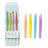 Conjunto de Pinças Sobrancelhas Color 4 Peças + Estojo