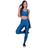 Conjunto Fitness 3D Cropped Legging Cintura Alta - BÁRBARA