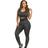 Conjunto Fitness Feminino Tecido Suplex Empina bumbum