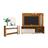 Conjunto Home Theater e Bancada Hans Naturale Off-White