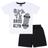 Conjunto Infantil Masculino Menino 2 Peças: Camiseta + Bermuda