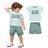 Conjunto Infantil Menino Camiseta Bermuda VD Colorittá