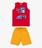 Conjunto Infantil Regata Com Bermuda Rovi Kids Vermelho