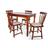 Conjunto Mesa com 4 Cadeiras Madeira Maciça Dalas