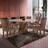 Conjunto Mesa Redonda com Vidro e 6 Cadeiras Tampo 120cmx120cm Barcelona Yescasa
