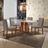 Conjunto Sala de Jantar Madeira Maciça Mesa Floripa 120x80cm Tampo de Vidro Retângular Off White com 4 Cadeiras Pérola