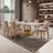Conjunto Sala de Jantar Mesa e 6 Cadeiras Kate Espresso Móveis