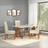 Conjunto Sala De Jantar Mesa Madeira Maciça 4 Cadeiras Califórnia