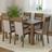 Conjunto Sala de Jantar Mesa Tampo de Madeira 6 Cadeiras Bahamas Madesa