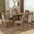 Conjunto Sala de Jantar Mesa Tampo de Madeira 6 Cadeiras Rustic Beverly Madesa