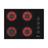 Cooktop 4 Bocas Venax Arena Preto/Vermelho Gas Glp