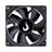 Cooler Fan 80Mm Risemode Black 1500 Rpm 12V Molex Ventoinha