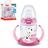 Copo de Treinamento Com Alça Transição Nuk First Choice Controle Temperatura Rosa Menina 150ml 6 A 18 Meses Bebê Anticólica Bico Silicone Antivazament