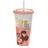 Copo Infantil da Minnie com Tampa e Canudo 700ML