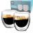 Copo Vidro Duplo Café Expresso Shot Flutuante 2 Peças 100ml