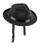 Costume Hat Dress Up America Jewish Rabbi Fedora Adult Black