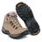 Coturno Adventure Bota Feminino em Couro Areia