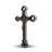 Crucifixo Para Parede Sala Escritório Cruz Em Madeira 20cm