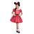 Disfarce Disney Minnie Mouse para meninas, vermelho tamanho 2T