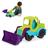 Escavadeira Toy Truck B. toys Loadie Loader 18m+ com brinquedos de praia