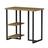 escrivaninha mesinha de estudo estilo industrial pes de ferro mali 76cm tampo mdf compacta para apartamento home office