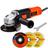 Esmerilhadeira Angular 4.1/2 POL 820W G720 com Disco BLACK & DECKER + 2 Discos de Corte