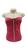 Espartilho Corpete Corset Corselet Modelador Vermelho BM