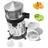 Espremedor Extrator Industrial em Inox - Laranja Sucos Frutas Bivolt Cozinhas Bares e Restaurantes