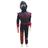 Fantasia Infantil Ninja Dark Preto e Vermelho com Capuz