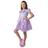 Fantasia Princesa Rapunzel Infantil Pop Vestido