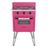 Fogao a gas gemini 2 q vetro pink gas glp