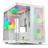 Gabinete gamer evolut mizu eg820 white c/ 3 fan rgb