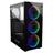 Gabinete gamer rgb 3 fan incluso vidro temperado psu cover fonte em baixo