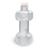 Galão Garrafa Squeeze Dumbbell Transparente (1,5L) Arnold