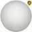 Globo Bolinha Vidro Branco Leitoso Brilho Sem Colar 03x08