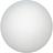 Globo Bolinha Vidro Branco Leitoso Fosco Sem Colar 04,7x10